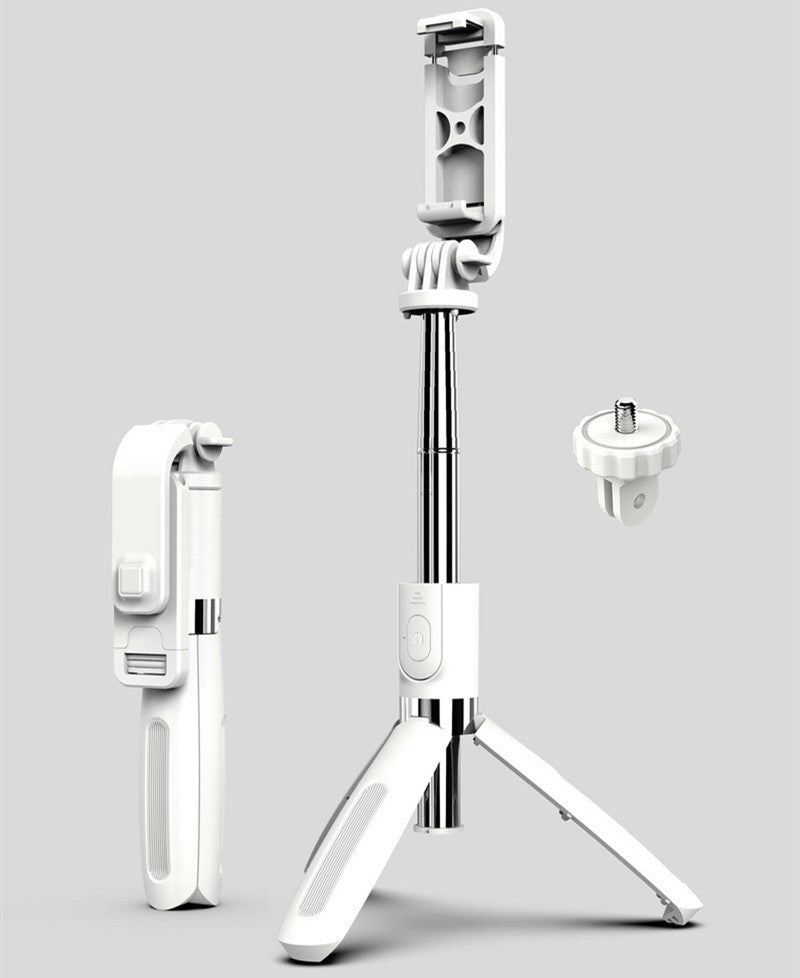 Compatible with Apple, Tripod Selfie Stick Mobile Universal Live Triangle Bracket