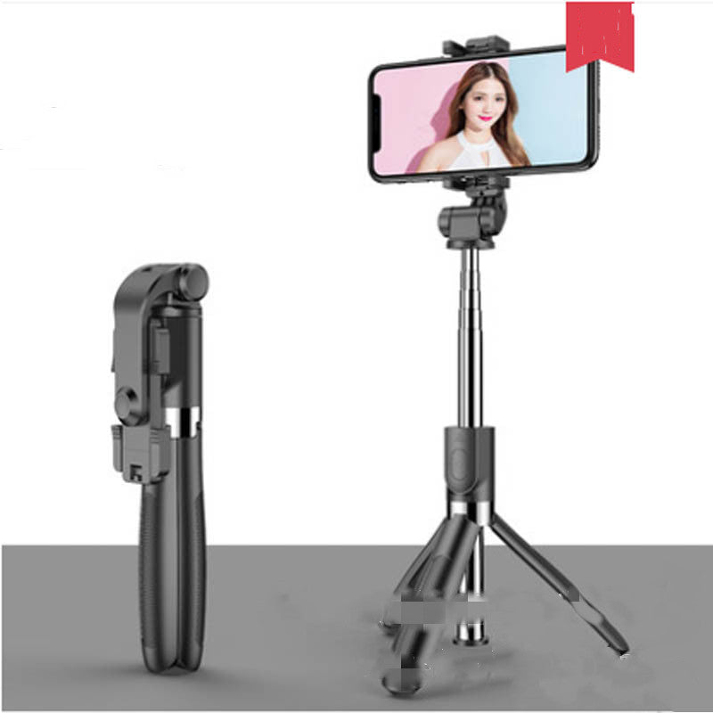 Compatible with Apple, Tripod Selfie Stick Mobile Universal Live Triangle Bracket