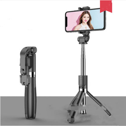 Compatible with Apple, Tripod Selfie Stick Mobile Universal Live Triangle Bracket