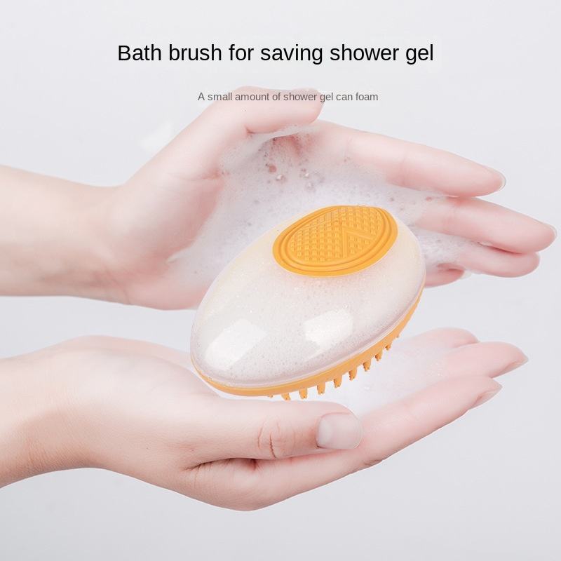Soft Silicone Dog Cat Bath Brush 2-in-1 Pet SPA Massage Comb