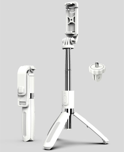 Compatible with Apple, Tripod Selfie Stick Mobile Universal Live Triangle Bracket