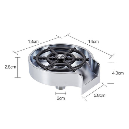 Bar Counter Cup Washer Sink High-pressure Spray Automatic